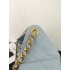 Chanel 25 small handbag Grained Calfskin AS5293 Light Blue