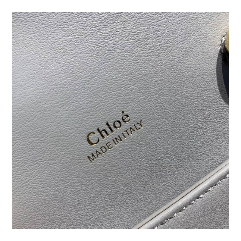 Chloe Small Aby Lock Chain Bag Embossed Lizard Effect S1220