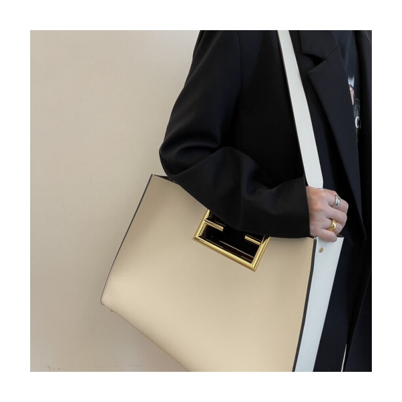 Fendi Calf Leather Medium Way Bag 8BH391