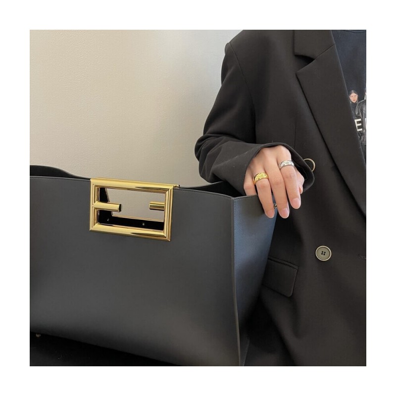 Fendi Calf Leather Medium Way Bag 8BH391