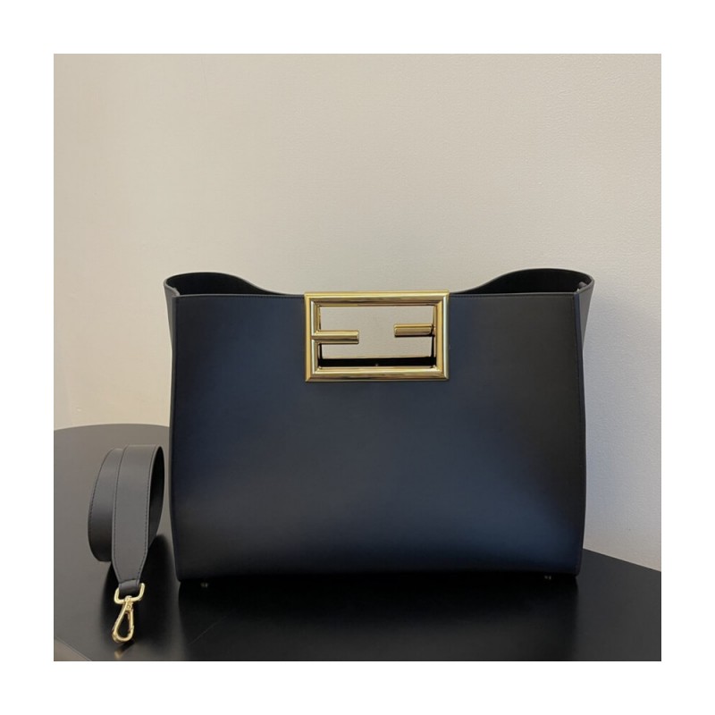 Fendi Calf Leather Medium Way Bag 8BH391