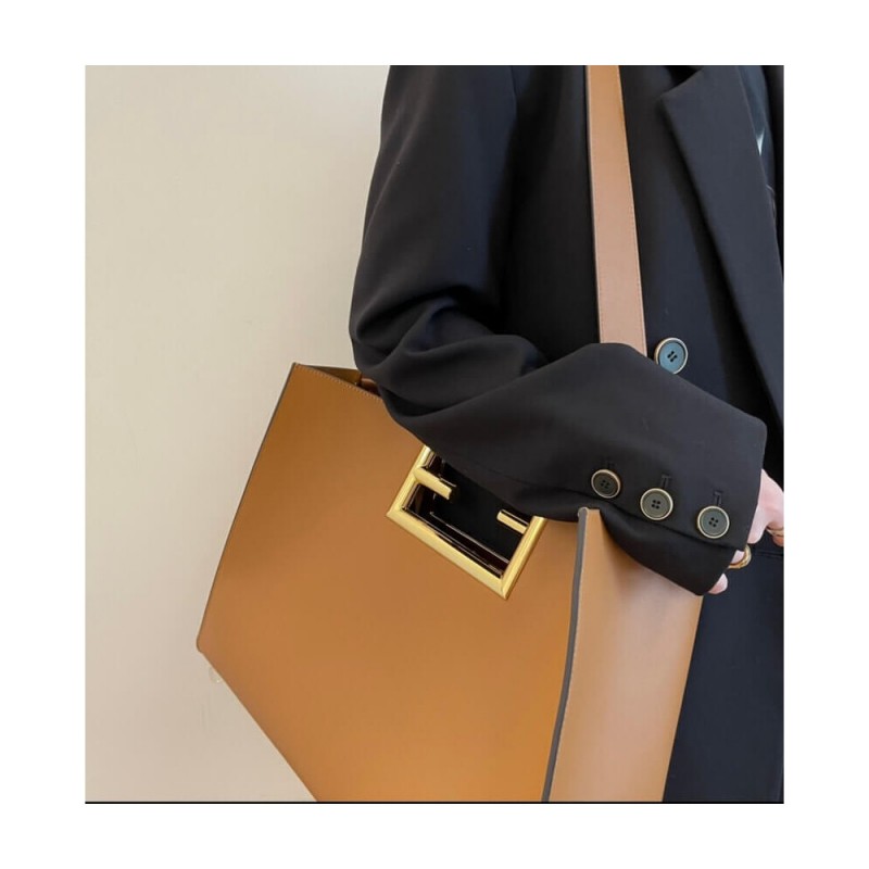 Fendi Calf Leather Medium Way Bag 8BH391