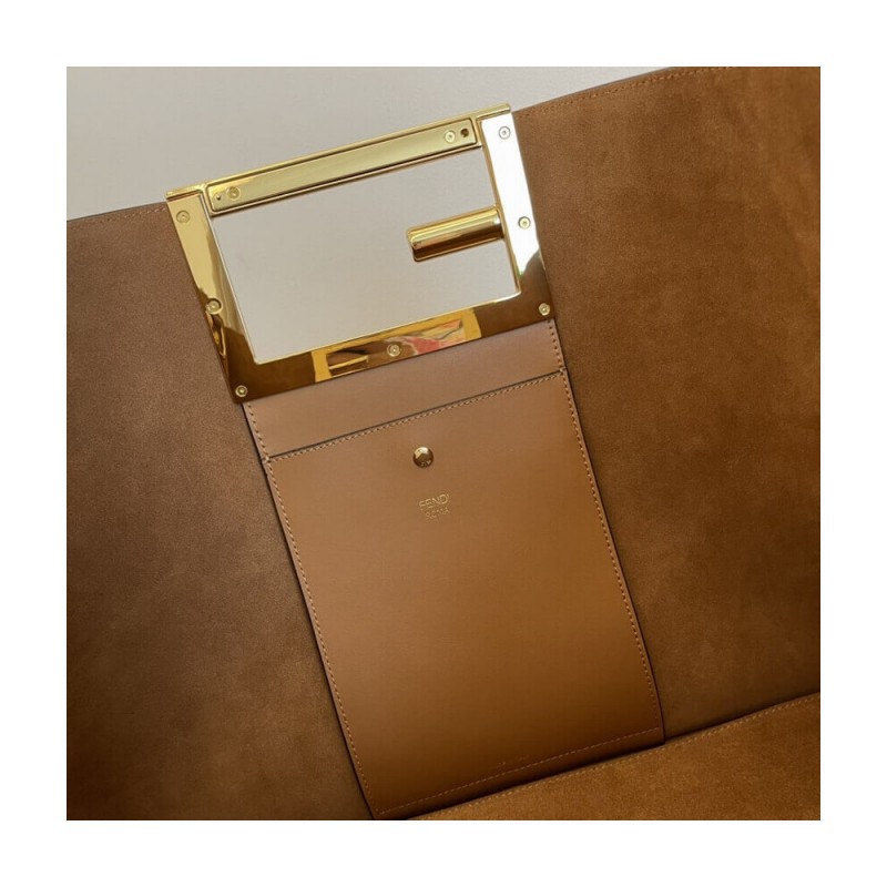 Fendi Calf Leather Medium Way Bag 8BH391