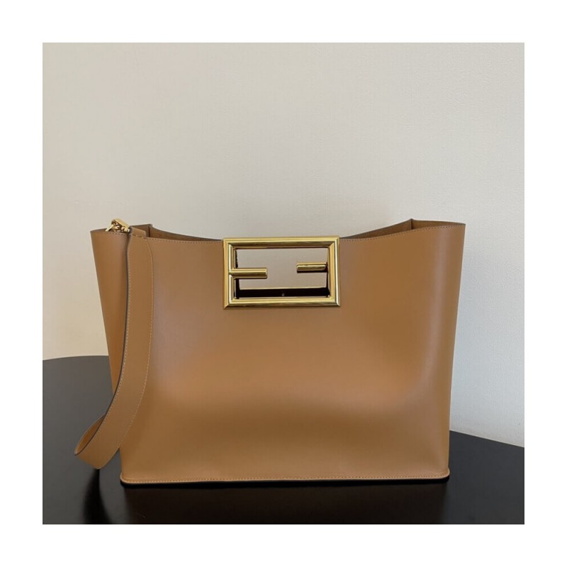 Fendi Calf Leather Medium Way Bag 8BH391