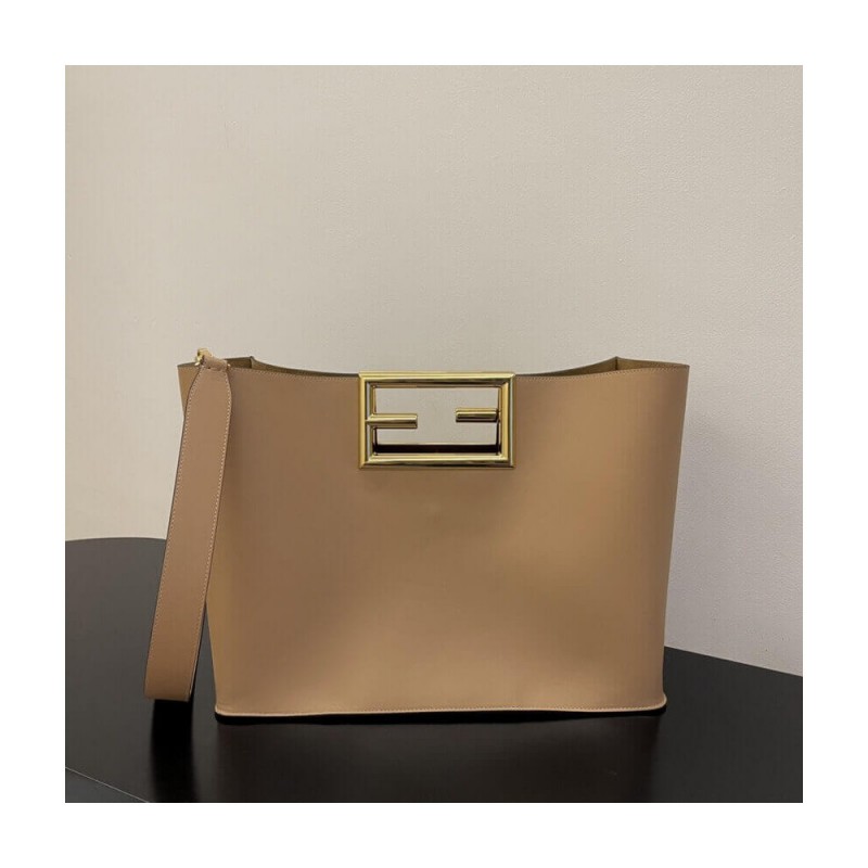 Fendi Calf Leather Medium Way Bag 8BH391