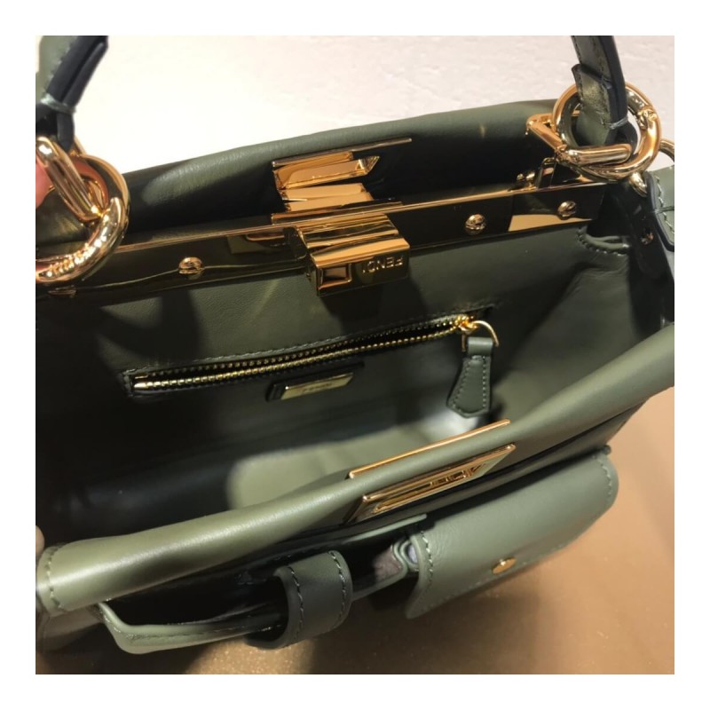 Fendi Peekaboo Iconic Mini Leather Bag 8BN311