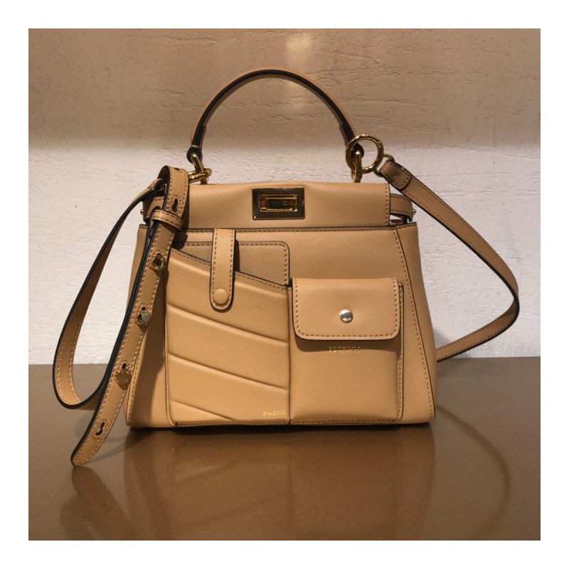 Fendi Peekaboo Iconic Mini Leather Bag 8BN311