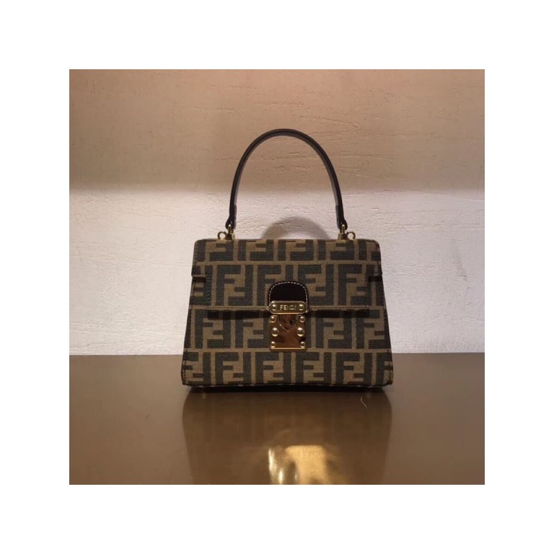 Fendi Vintage Mamma Baguette Zucca Kelley Bag F04