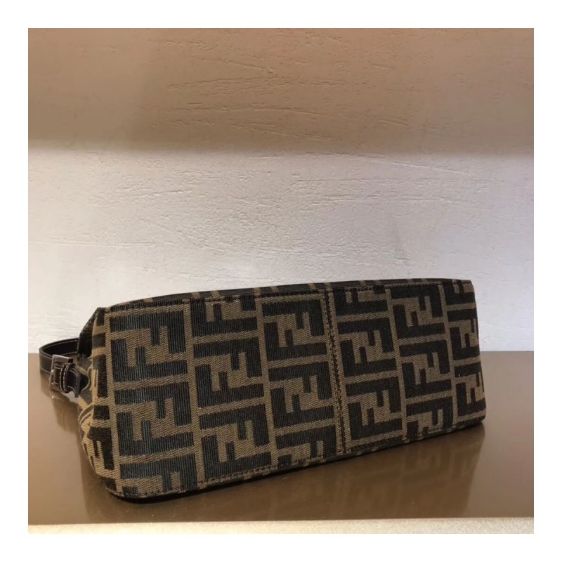 Fendi Vintage Mamma Baguette Zucca Shoulder Bag F02