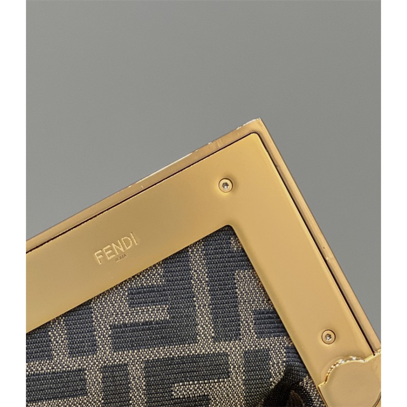 Fendi First Medium Brown leather bag 8BP127ABVEF0NYJ