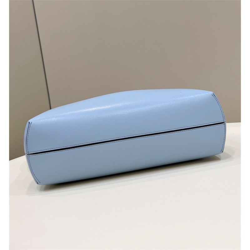 Fendi First Medium Light blue leather bag 8BP127ABVEF1993