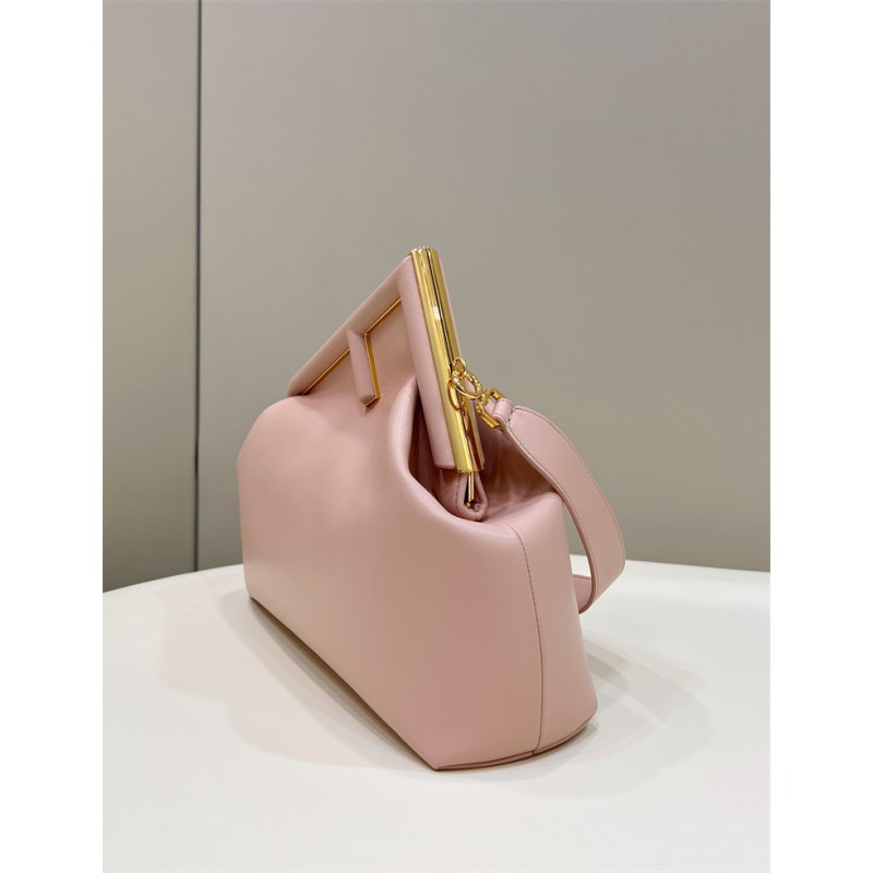 Fendi First Medium Pink leather bag 8BP127ABVEF1BA9