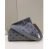 Fendi First Medium Grey flannel bag with embroidery 8BP127AHNGF0GEM