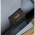 Fendi First Medium Grey flannel bag with embroidery 8BP127AHNGF0GEM