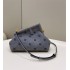 Fendi First Small Grey flannel bag with embroidery 8BP127AHNGF0GES
