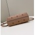 Fendi First Small Beige flannel bag with embroidery 8BP127AHNGF0SML