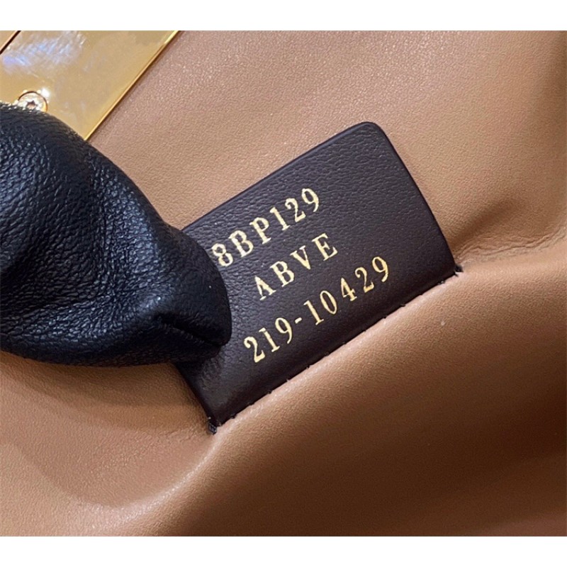 Fendi First Small Beige flannel bag with embroidery 8BP127AHNGF0SML