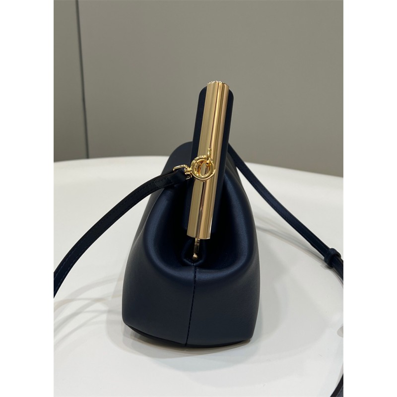 Fendi First Small Dark blue leather bag 8BP129ABVEF0J27