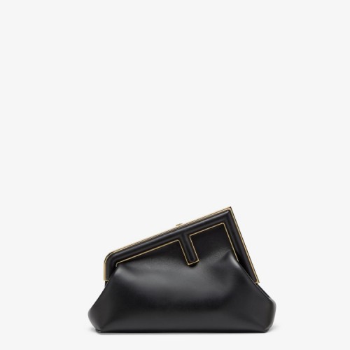 Fendi First Small Black leather bag 8BP129ABVEF0KUR
