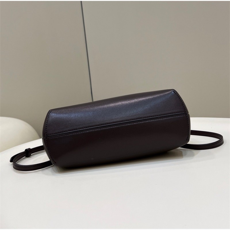 Fendi First Small Dark Brown leather bag 8BP129ABVEF0L1B