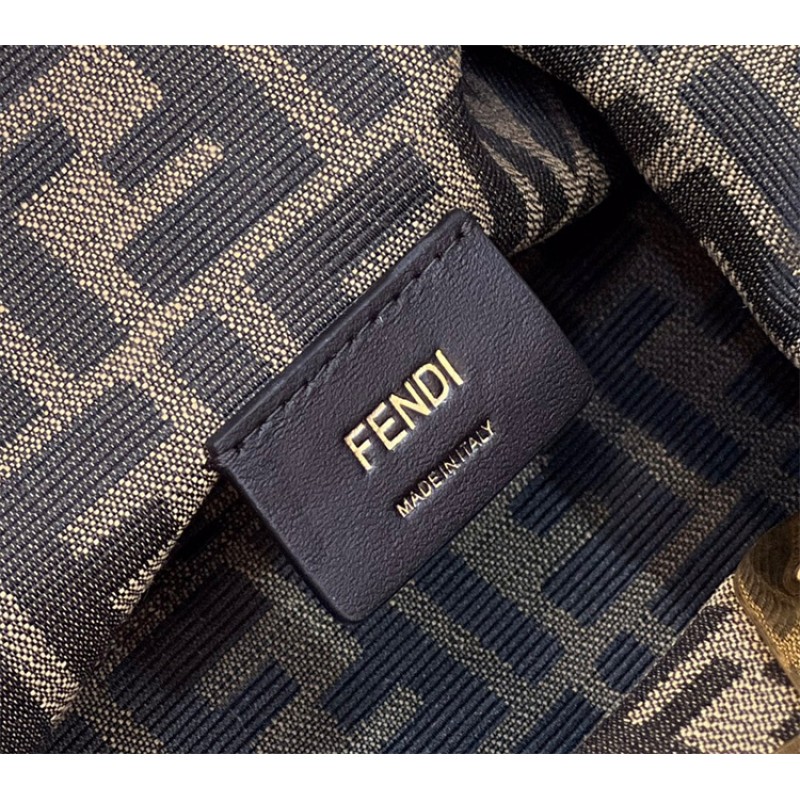 Fendi First Small Dark Brown leather bag 8BP129ABVEF0L1B