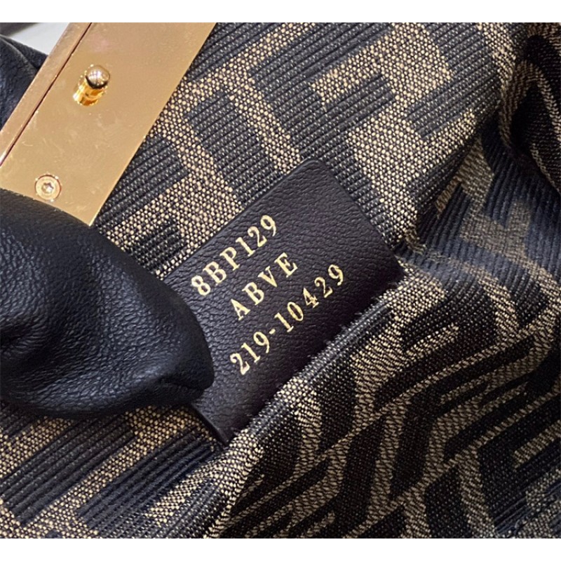 Fendi First Small Dark Brown leather bag 8BP129ABVEF0L1B