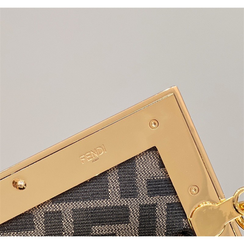 Fendi First Small Brown leather bag 8BP129ABVEF0NYJ