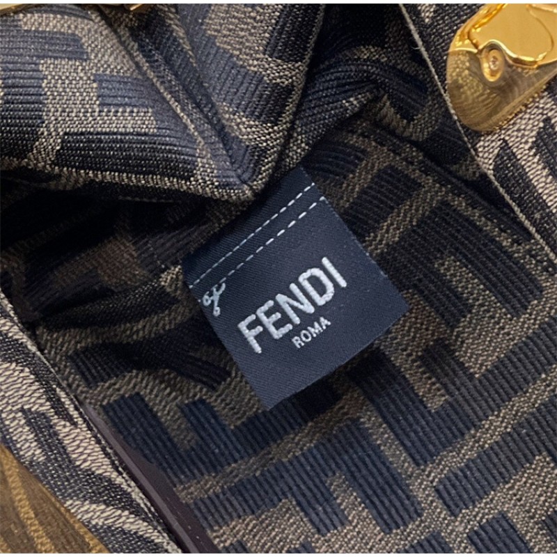 Fendi First Small Brown leather bag 8BP129ABVEF0NYJ