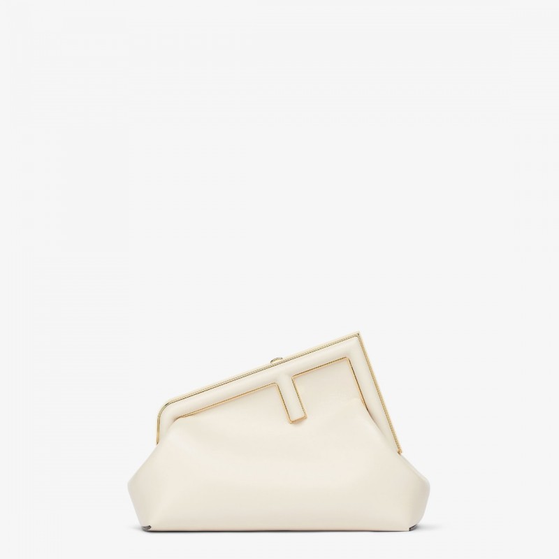 Fendi First Small White leather bag 8BP129ABVEF0VWM