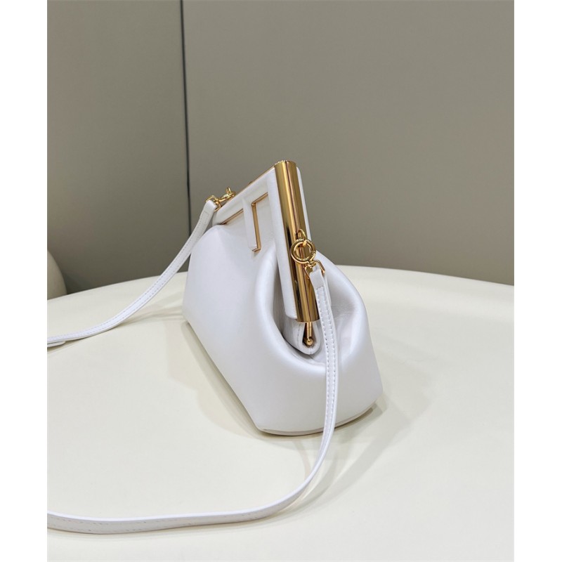 Fendi First Small White leather bag 8BP129ABVEF0VWM