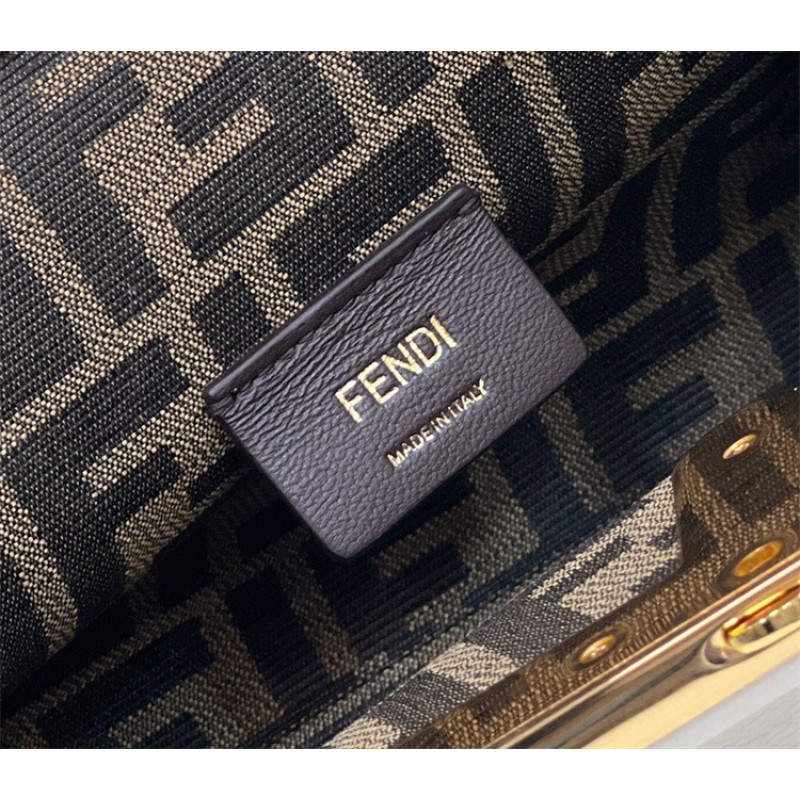 Fendi First Small White leather bag 8BP129ABVEF0VWM