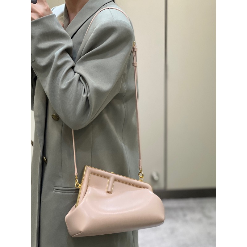 Fendi First Small Pink leather bag 8BP129ABVEF14N1