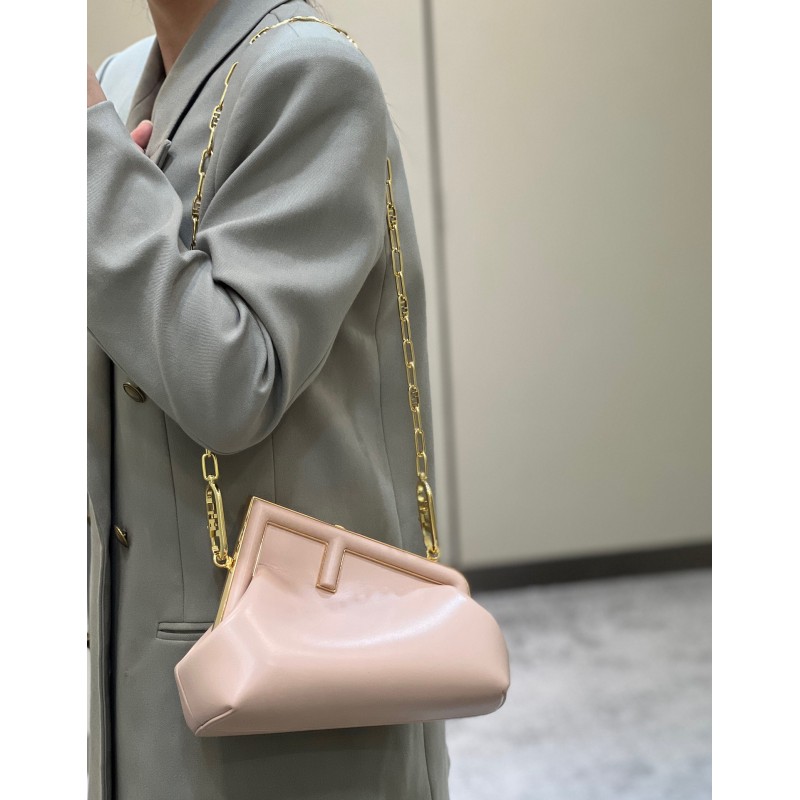 Fendi First Small Pink leather bag 8BP129ABVEF14N1