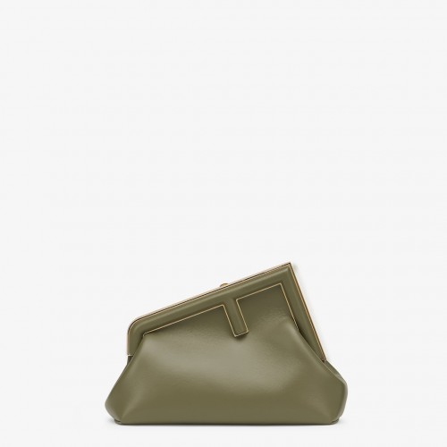 Fendi First Small Green leather bag 8BP129ABVEF14QW