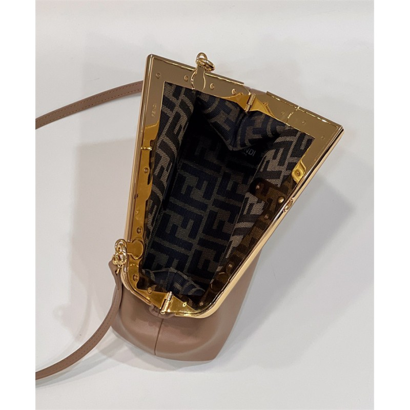 Fendi First Small Beige leather bag 8BP129ABVEF15KR