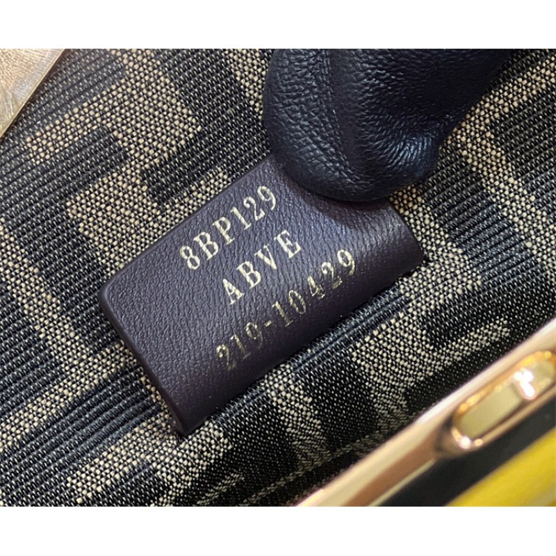 Fendi First Small Yellow leather bag 8BP129ABVEF192E