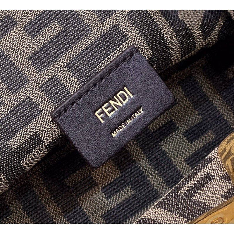 Fendi First Small Light Blue leather bag 8BP129ABVEF1993