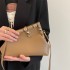 Fendi First Small Beige leather bag with exotic details 8BP129AGWRF1GEM
