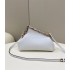 Fendi First Small White leather bag with exotic details 8BP129AGWRF1GEN