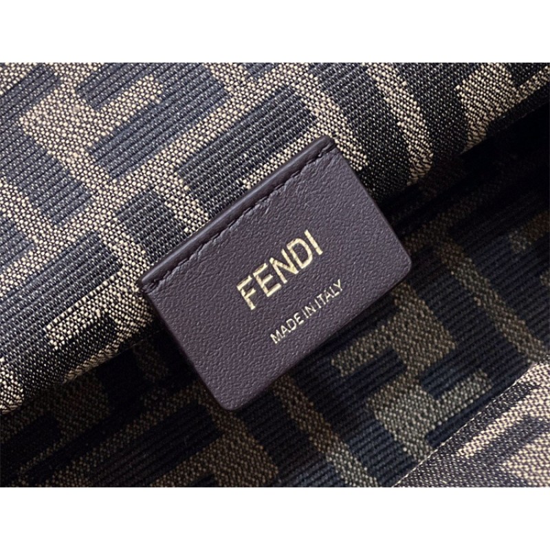 Fendi First Small White leather bag with exotic details 8BP129AGWRF1GEN