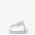Fendi First Small Silver laminated leather bag 8BP129AISPF0MK5