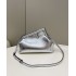 Fendi First Small Silver laminated leather bag 8BP129AISPF0MK5