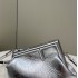 Fendi First Small Silver laminated leather bag 8BP129AISPF0MK5