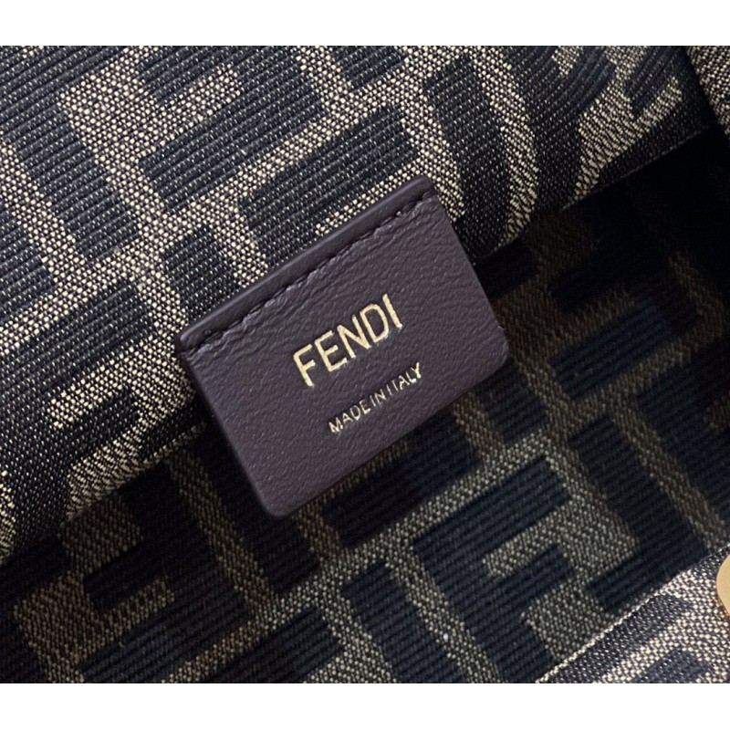 Fendi First Small Gold laminated leather bag 8BP129AISPF0RXU