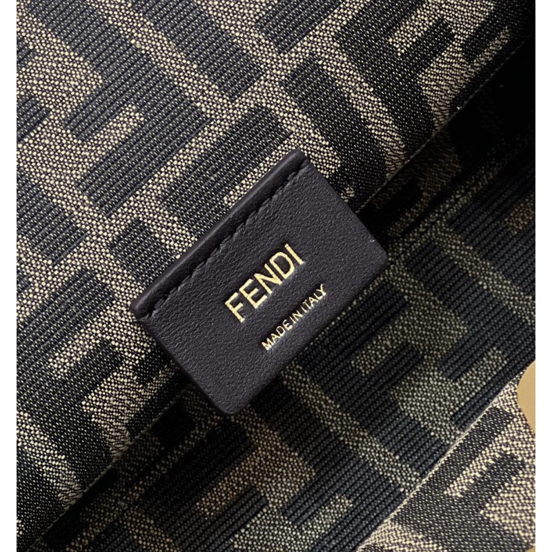 Fendi First Small Leather bag with multicolor inlay 8BP129AJS8F0MWU