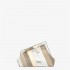 Fendi First Small Leather bag with silver and light brown inlay 8BP129AJSBF0KQ9