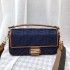 Fendi Iconic medium Baguette canvas bag dark blue 8BR600A9P2F1A18