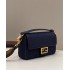 Fendi Iconic medium Baguette canvas bag dark blue 8BR600AC9OF19PO