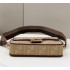 Fendi Iconic medium Baguette canvas bag beige 8BR600AC9OF1DSZ