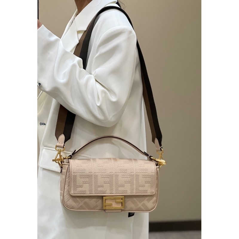 Fendi Iconic medium Baguette canvas bag 8BR600AC9OF1F7L